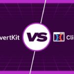 ConvertKit vs ClickFunnels dashboard comparison